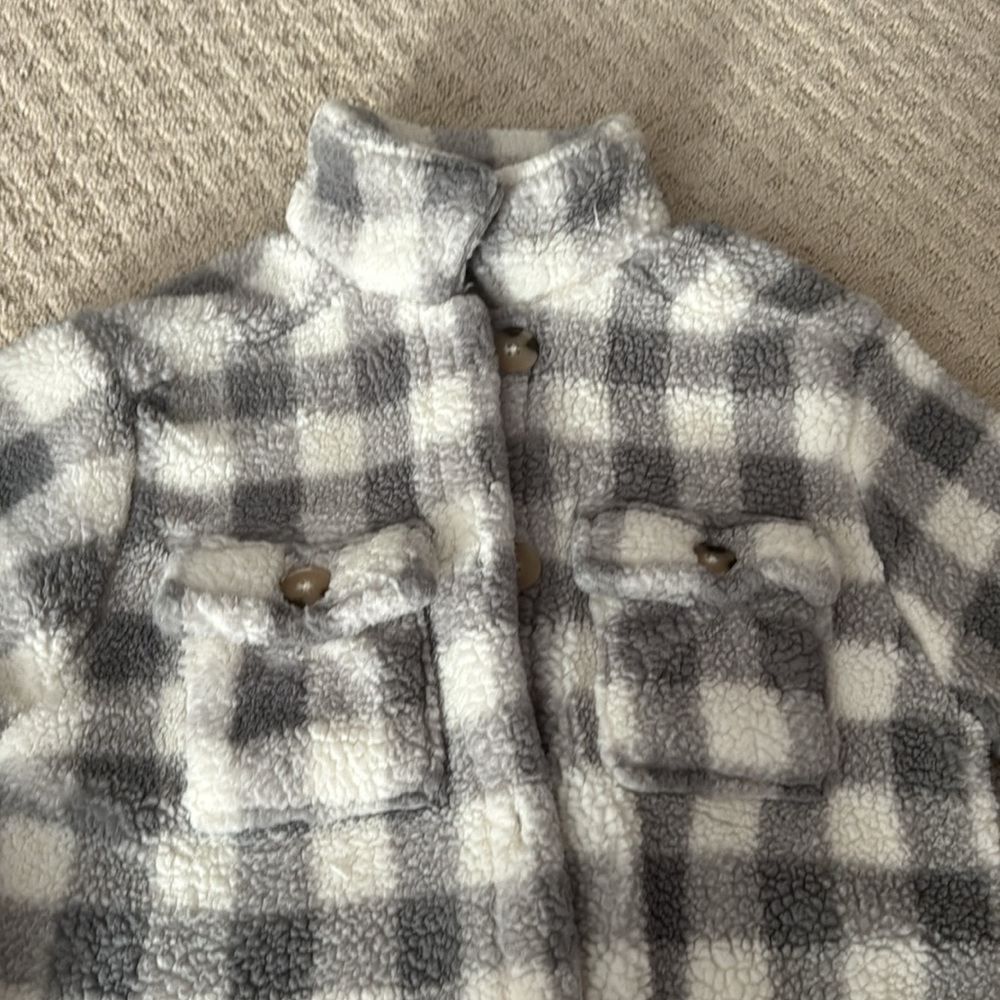 Fleece button down jacket - Picture 2 of 3